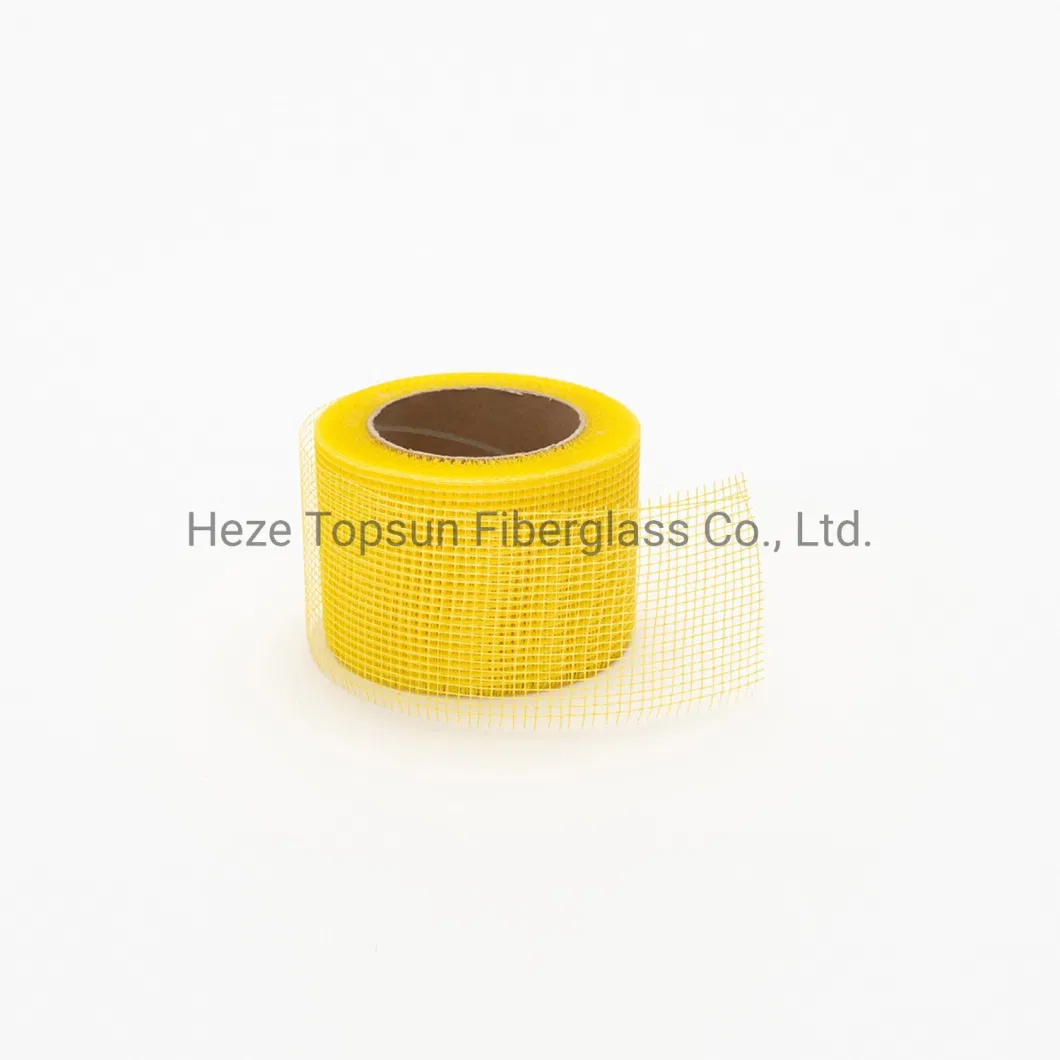 60GSM Fiberglass Self Adhesive Mesh Tape Drywall Joint Mesh Tape