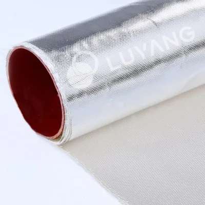 Materiales de revestimiento marino Luyang Tela de fibra de vidrio ignífuga con papel de aluminio