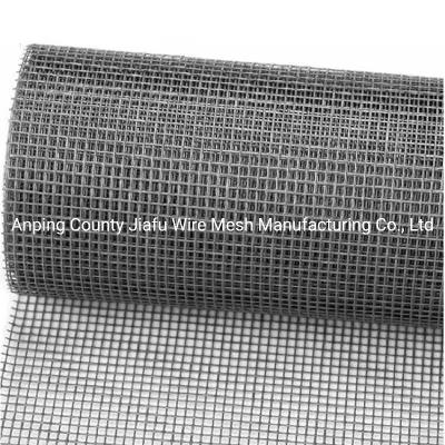 Malla de alambre de fibra de vidrio recubierta de PVC de tejido liso de malla 18*16